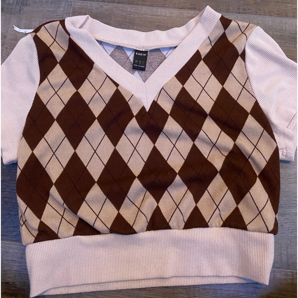 argyle tee